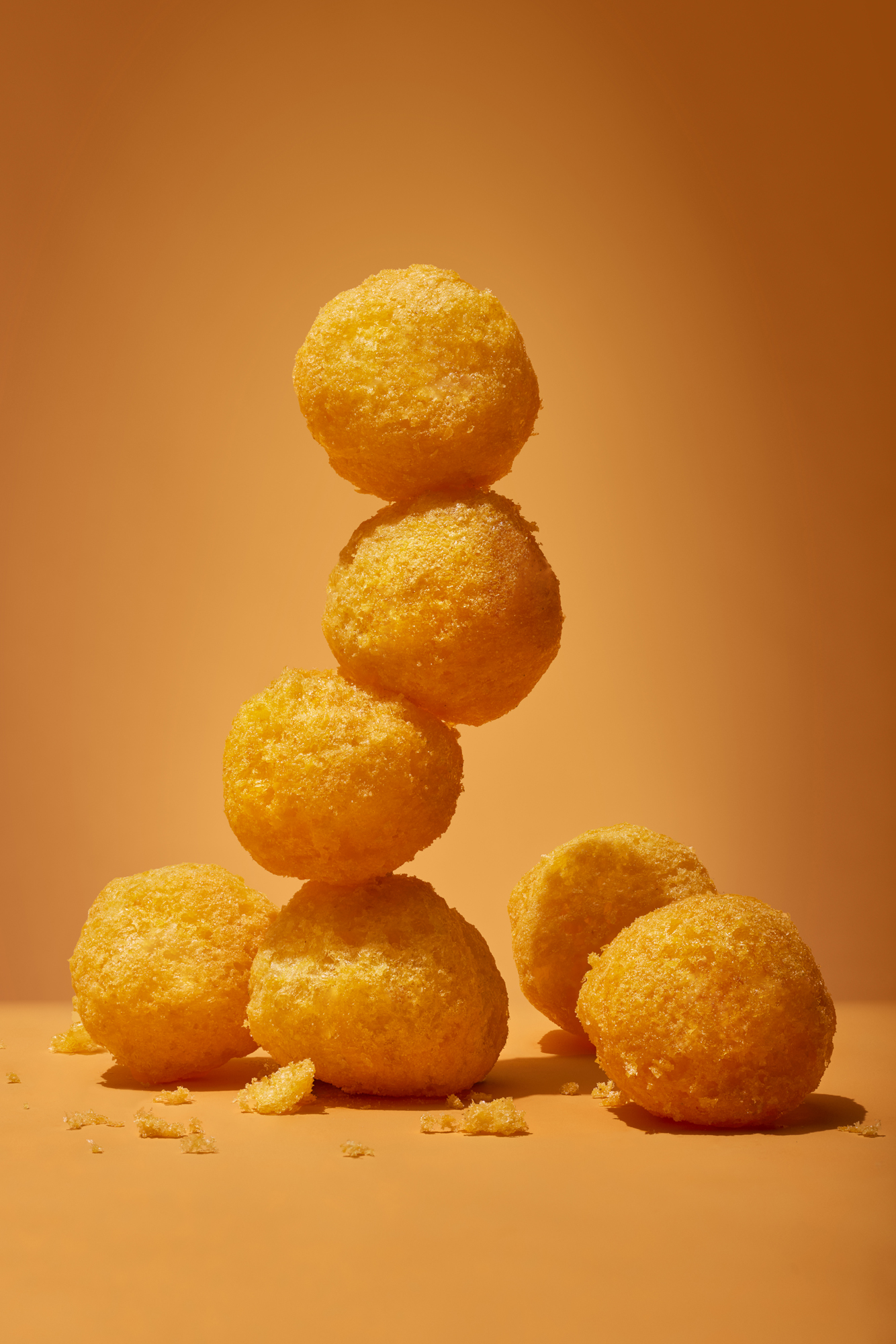 Cheese Balls Retouching